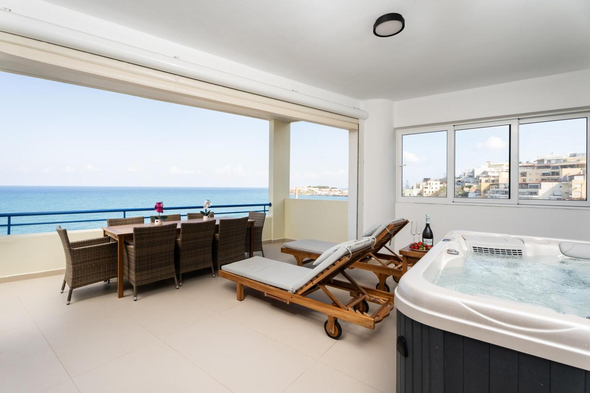 Secret View Apartment, With Private Jacuzzi Ρέθυμνο Εξωτερικό φωτογραφία